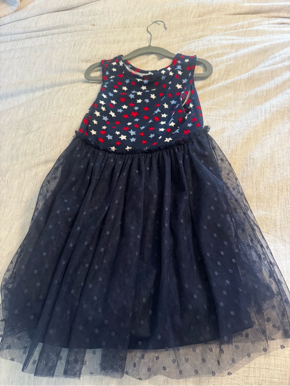 Celebrate It Navy Dress with Red and White Stars
